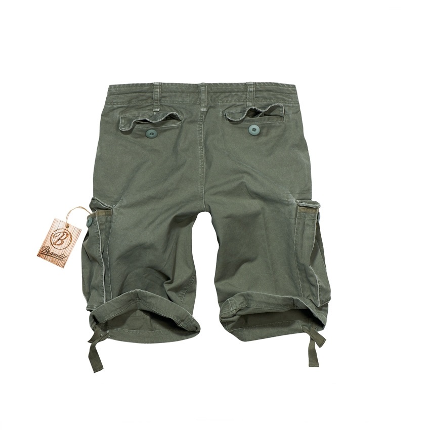 Βαμβακερή Βερμούδα Short Vintage (Olive) της Brandit SRS73017 trazeras|SRS73017