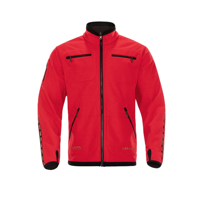 Ζακέτα Fleece Διπλής Όψης Kamko (Σκούρο Καφέ / Κόκκινο) της Harkila LAM55181 trazeras|LAM55181