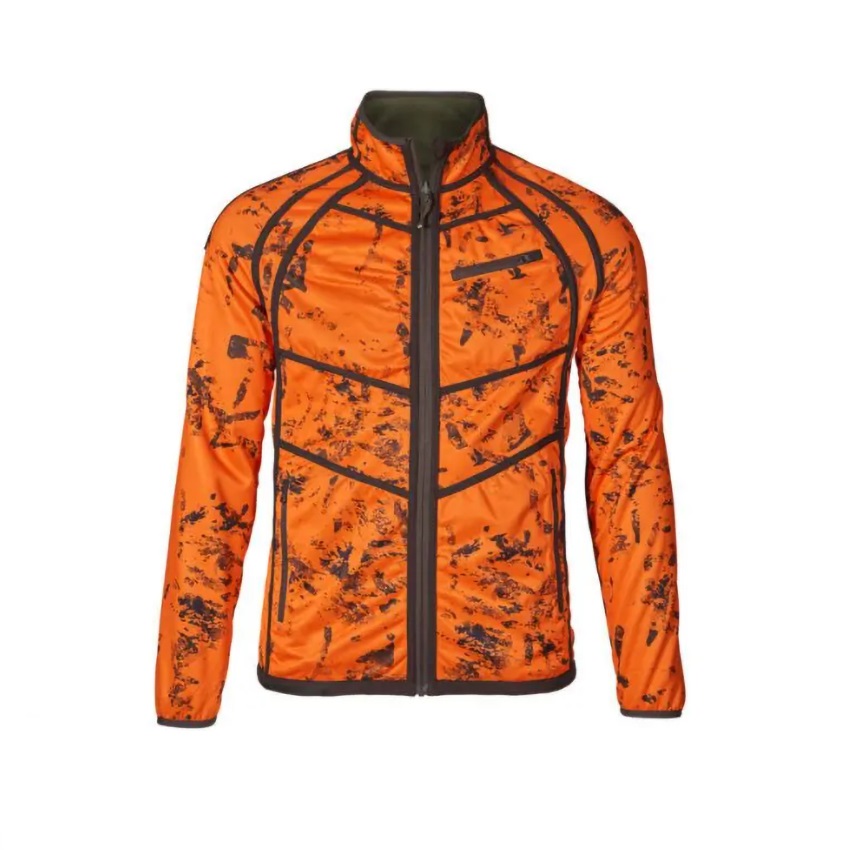 Ζακέτα Κυνηγίου Fleece Διπλής Όψης Vantage (Pine Green / Invis Orange Blaze) της Seeland LAM71146 trazeras|LAM71146
