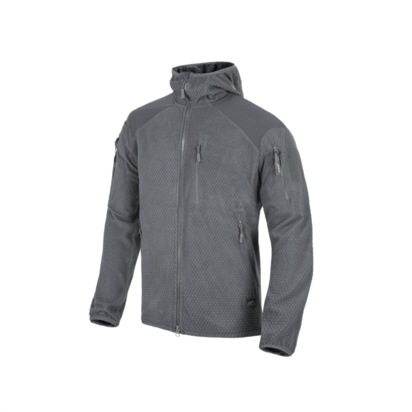 Ζακ΄έτα Hoodie Alpha Grid Fleece (Shadow Grey) της Helikon-Tex LIK73817 trazeras|LIK73817