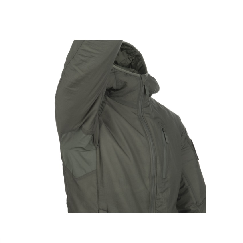 Τζάκετ Hoodie Wolfhound Jacket Climashield® Apex 67g (Black) της Helikon-Tex LIK73838 trazeras|LIK73838