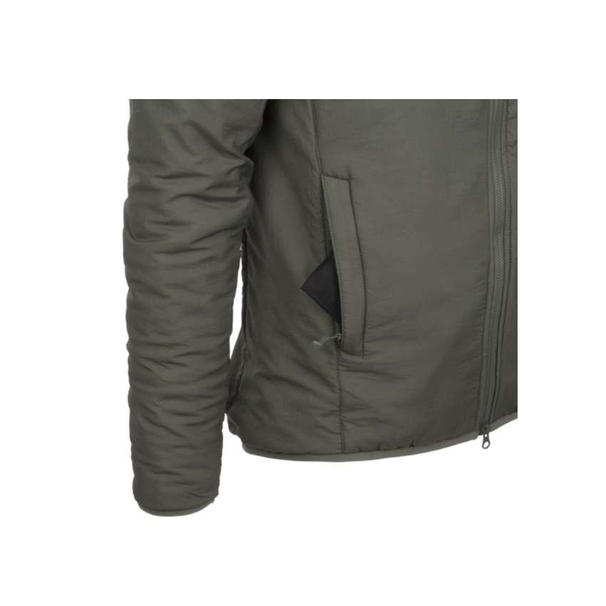 Τζάκετ Hoodie Wolfhound Jacket Climashield® Apex 67g (Black) της Helikon-Tex LIK73838 trazeras|LIK73838