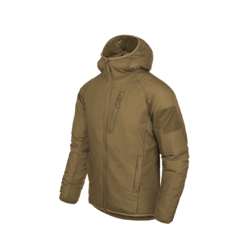 Τζάκετ Hoodie Wolfhound Jacket Climashield® Apex 67g (Coyote) της Helikon-Tex LIK73839 trazeras|LIK73839