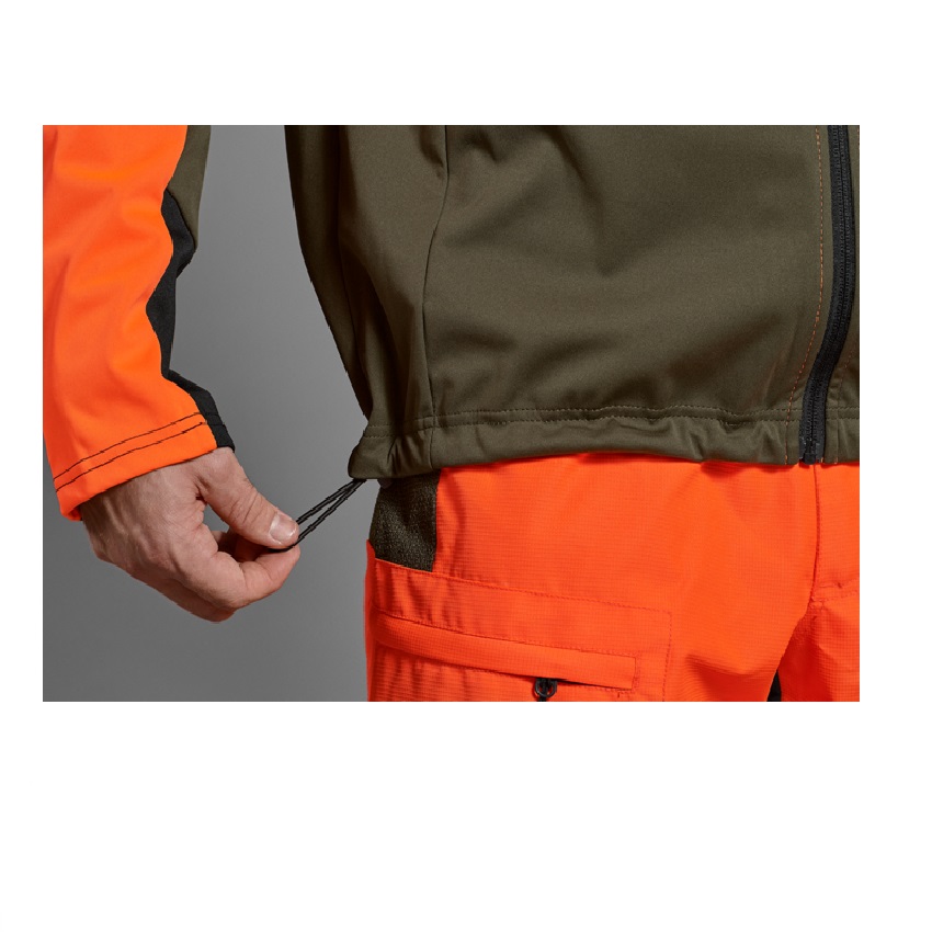 Αδιάβροχο Κυνηγετικό Τζάκετ Softshell Force Advanced (HiVis Orange) της Seeland LAM71169 trazeras|LAM71169