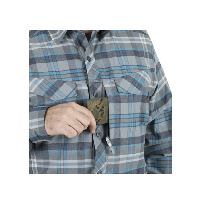 Πουκάμισο Μακρυμάνικο Defender MK2 Pilgrim (Rust Plaid) της Helikon-Tex LIK74090 trazeras|LIK74090