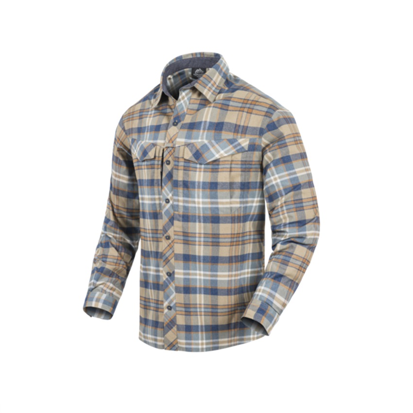 Πουκάμισο Μακρυμάνικο Defender MK2 Pilgrim (Ginger Plaid) της Helikon-Tex LIK74008 trazeras|LIK74008
