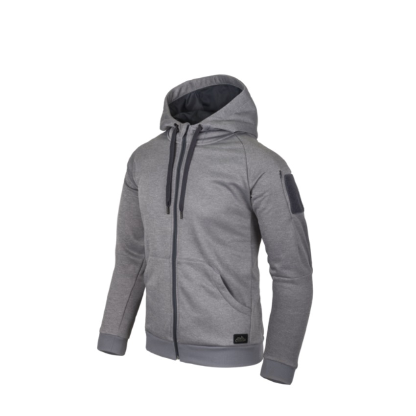 Επιχειρησιακό Hoodie με Φερμουάρ Urban Fullzip (Melange Grey) της Helikon-Tex LIK74106 trazeras|LIK74106