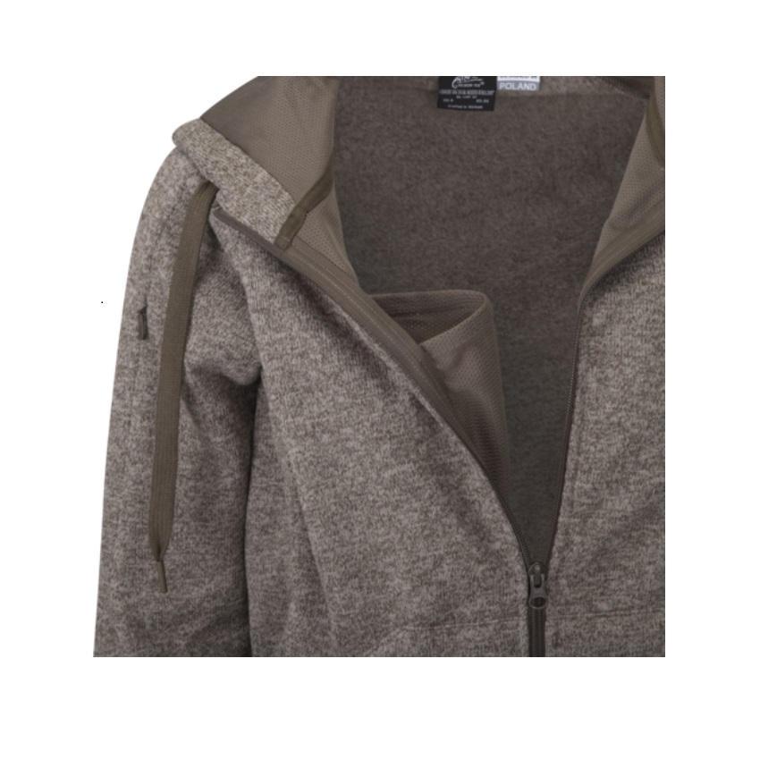 Επιχειρησιακό Hoodie με Φερμουάρ Covert Fullzip (Melange Blue) της Helikon-Tex LIK74130 trazeras|LIK74130