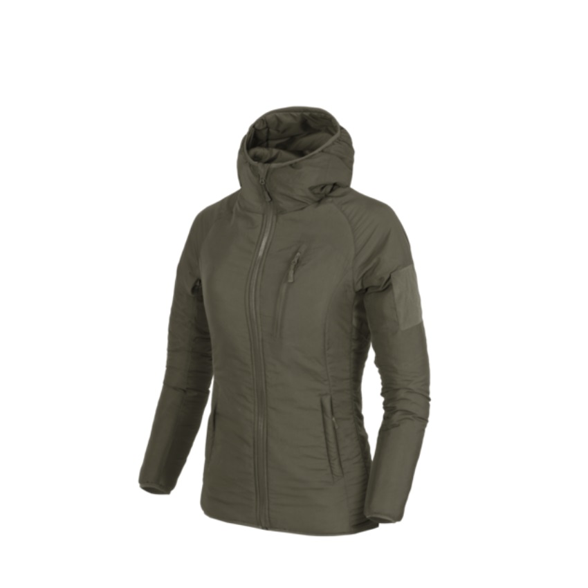 Γυναικείο Τζάκετ Wolfhound Jacket Hoodie (Taiga Green) της Helikon-Tex LIK74284 trazeras|LIK74284