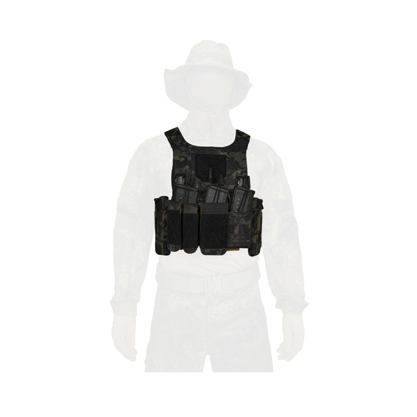 Επιχειρησιακό Γιλέκο Εξάρτηση Defender Combat Kit Plate Carrier 2 Επιλογές (Dark Multicam) της Frog.Pro SRS74786 trazeras|SRS74786