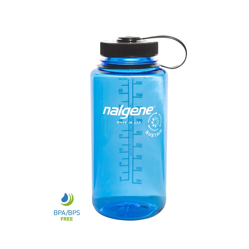 Μπουκαλάκι / Παγούρι Sustain Wide Neck 1L (Blue) της Nalgene SRS75394 trazeras|SRS75394