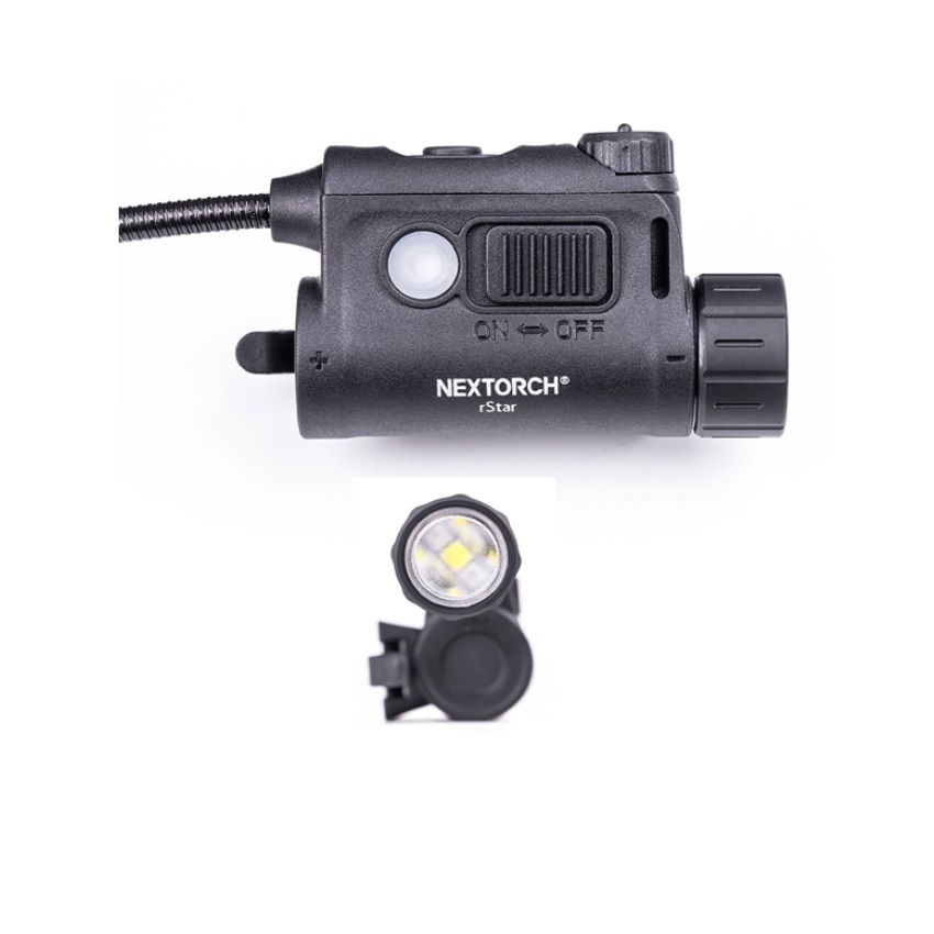 Φακός Κράνους Πολύχρωμος Rstar 80Lm (White / Red / Green / IR) της Nextorch SRS75441 trazeras|SRS75441