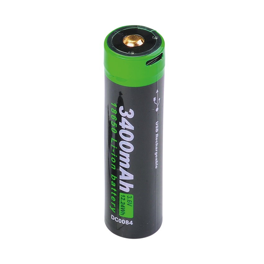 Επαναφορτιζόμενη Μπαταρία 18650 USB Lithium ION 3,6V 3400mh της Nextorch SRS75453 trazeras|SRS75453