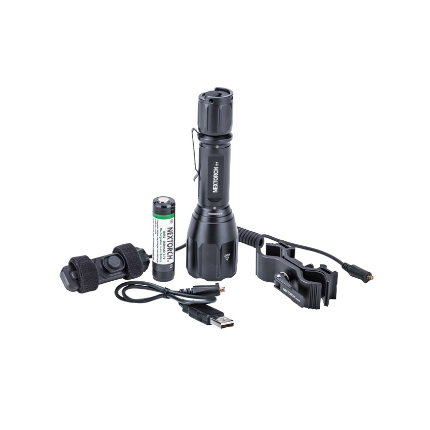 Σετ Φακού T7 V2.0 Hunting Set 1300Lm (Black) της Nextorch SRS75498 trazeras|SRS75498