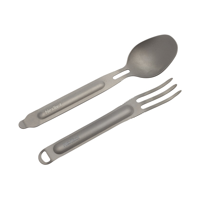 Κουταλοπίρουνο από Τιτάνιο Knisfor Dining Set Nextool της Nextorch SRS75699 trazeras|SRS75699