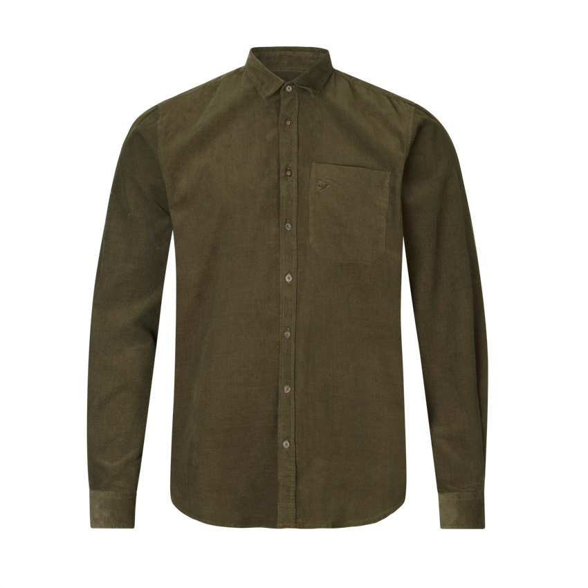 Κυνηγετικό Βαμβακερό Πουκάμισο George (Pine Green) της Seeland LAM71291 trazeras|LAM71291