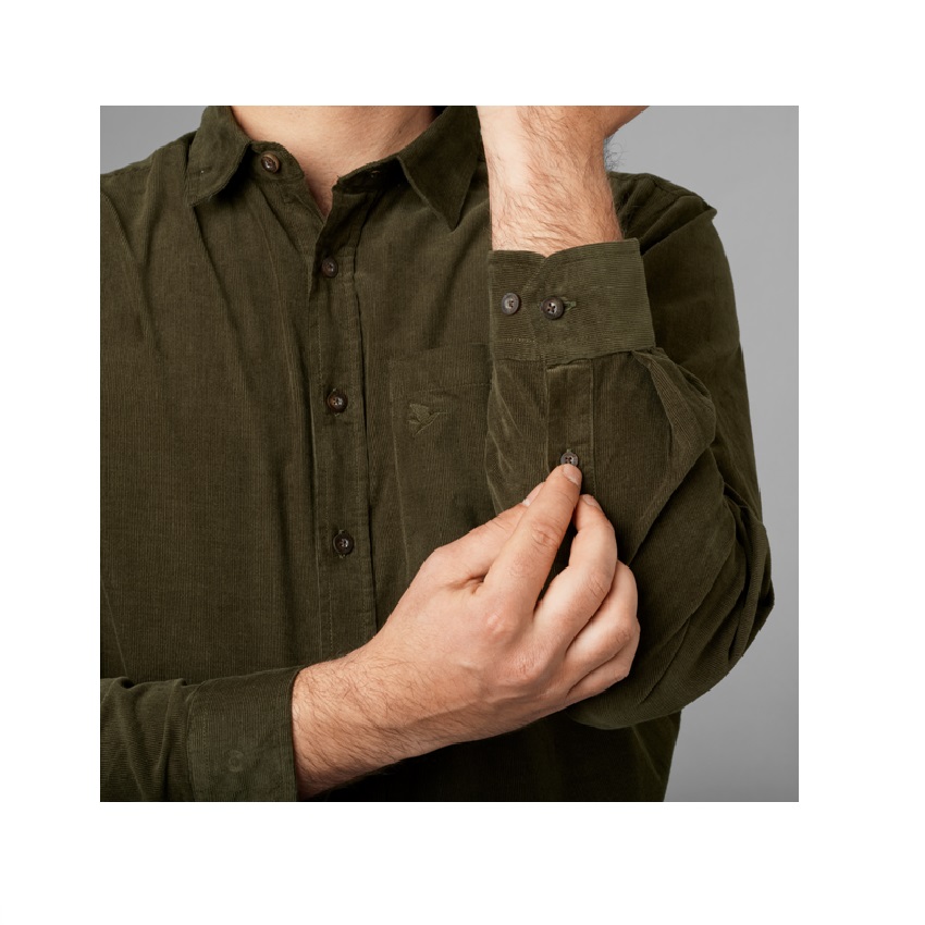 Κυνηγετικό Βαμβακερό Πουκάμισο George (Pine Green) της Seeland LAM71291 trazeras|LAM71291