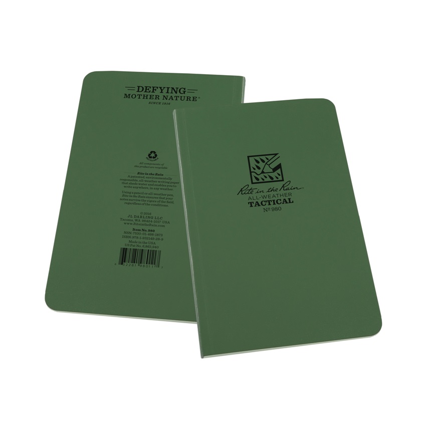 Αδιάβροχο Επιχειρησιακό Σημειωματάριο Πεδίου 160σελ. Tactical Field Book (2 Επιλογές) της Rite in the Rain SRS76208 trazeras|SRS76208