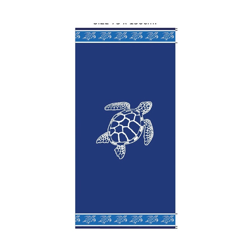 Πετσέτα Θαλάσσης Χελώνα (Dark Blue) της Nysa NYS76403 trazeras|NYS76403