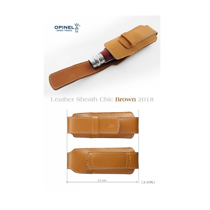 Δερμάτινη Θήκη Σουγιά Chic Tawny της Opinel VRA77203 trazeras|VRA77203