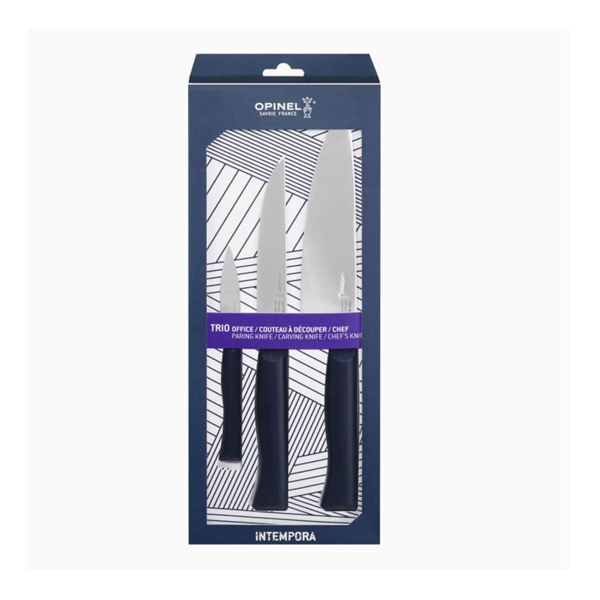 Μαχαίρια Κοπής Σετ 3 τμχ Intempora Trio της Opinel VRA77258 trazeras|VRA77258