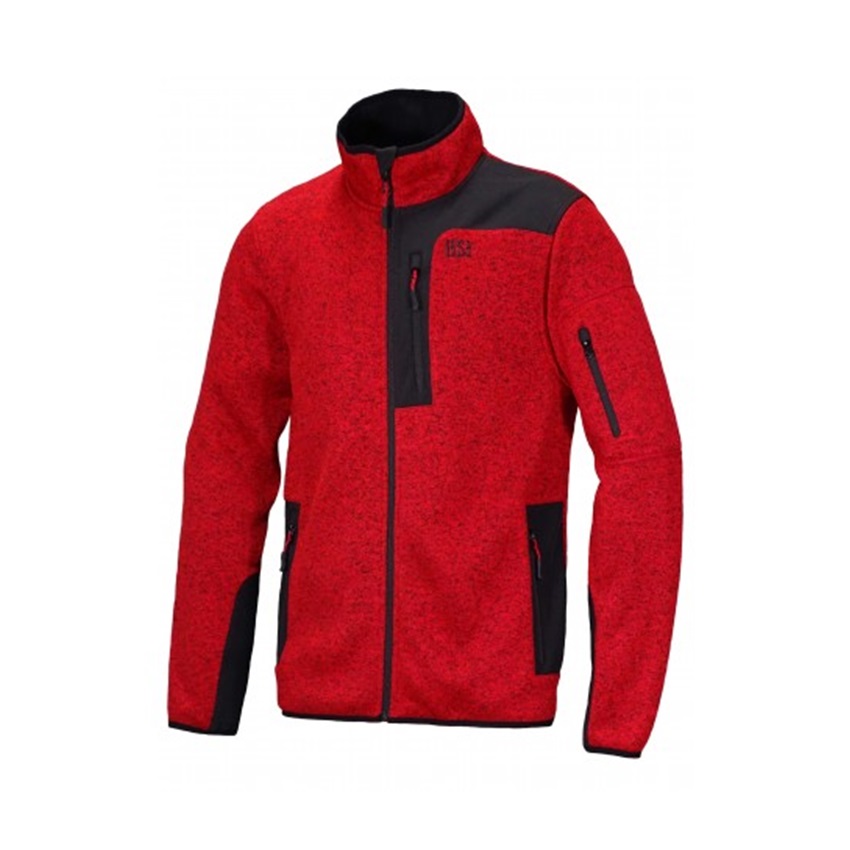 Ζακέτα Soft-Shell Fleece Punto Teneguia (Red - Black) της Benisport GOR77294 trazeras|GOR77294