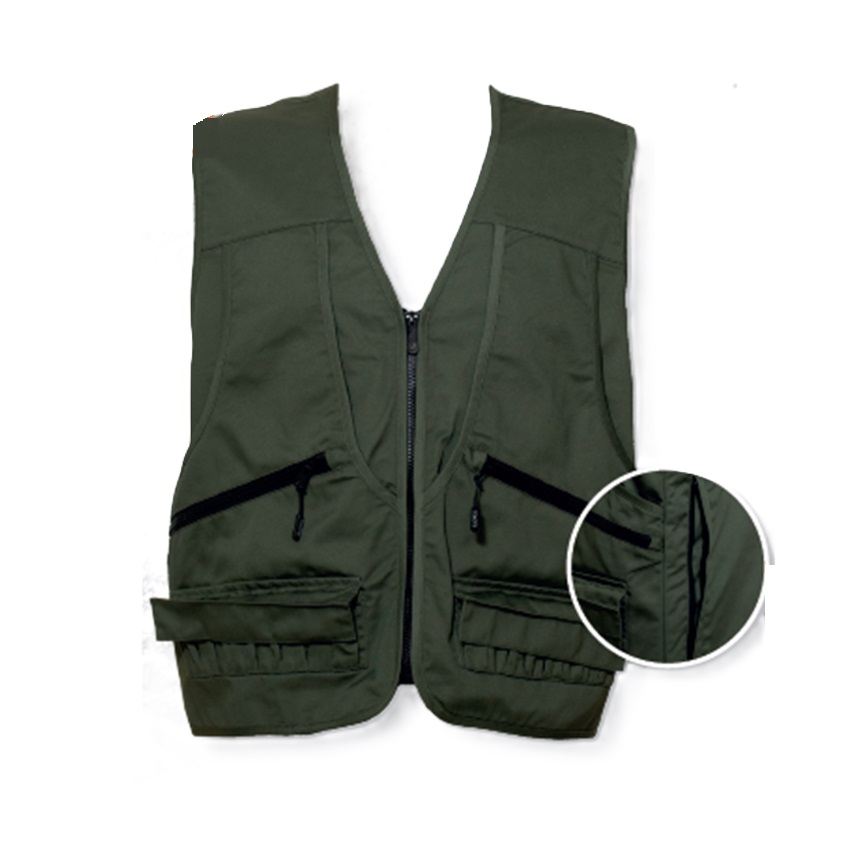 Βαμβακερό Γιλέκο Κυνηγίου Mod.1014 (Khaki) της Toxotis Active Wear TOX77438 trazeras|TOX77438