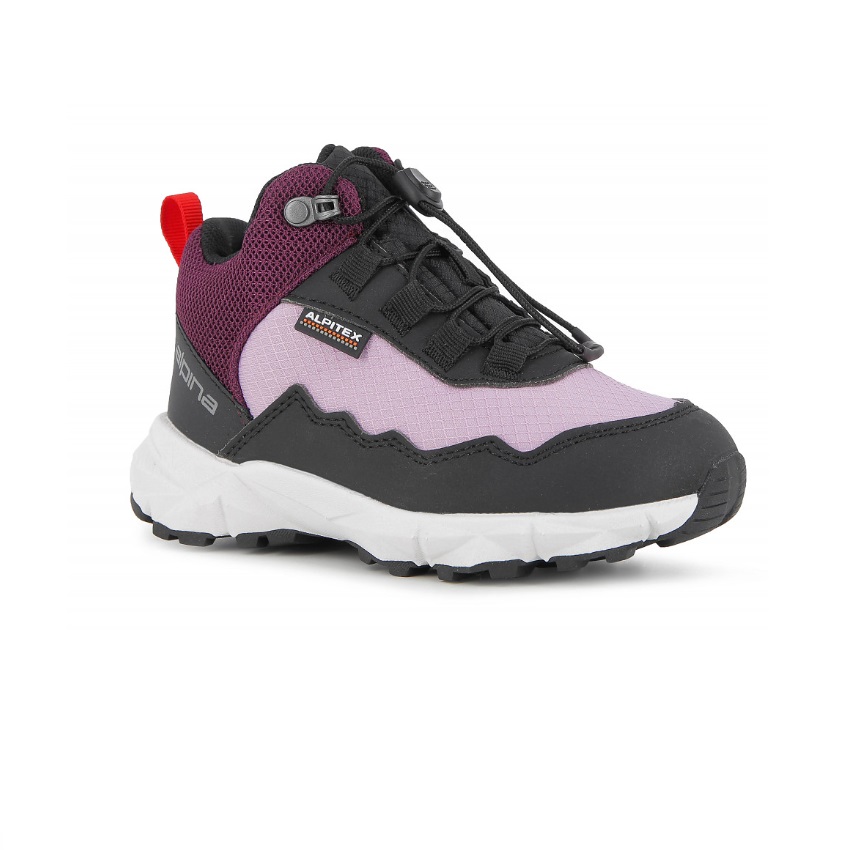Παιδικά Ορειβατικά Μποτάκια Breeze Jr Mid (Purple / Pink) της Alpina LAM71421 trazeras|LAM71421