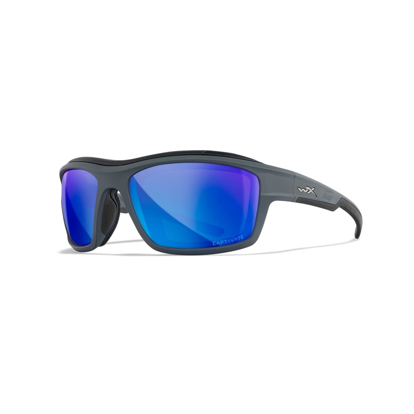 Επιχειρησιακά Γυαλιά WX Ozone Captivate Polarized Blue Mirror Mod.CCOZN09 (Matte Grey) της Wiley X WIL77596 trazeras|WIL77596