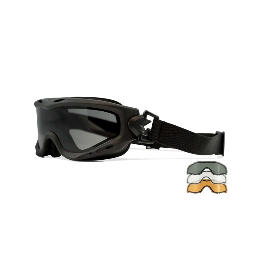Επιχειρησιακά Γυαλιά Spear Dual Lenses Grey / Clear / Light Rust (Matte Black) της Wiley X WIL77604 trazeras|WIL77604