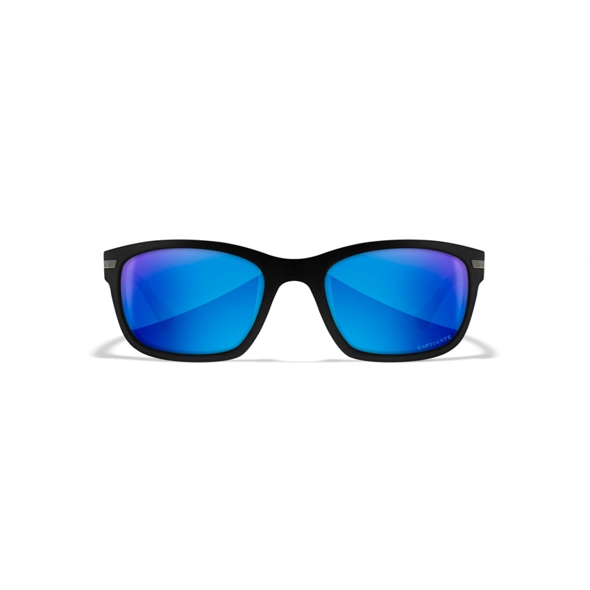 Γυαλιά WX Helix Captivate Polarized Blue Mirror (Matte Black) της Wiley X WIL77651 trazeras|WIL77651