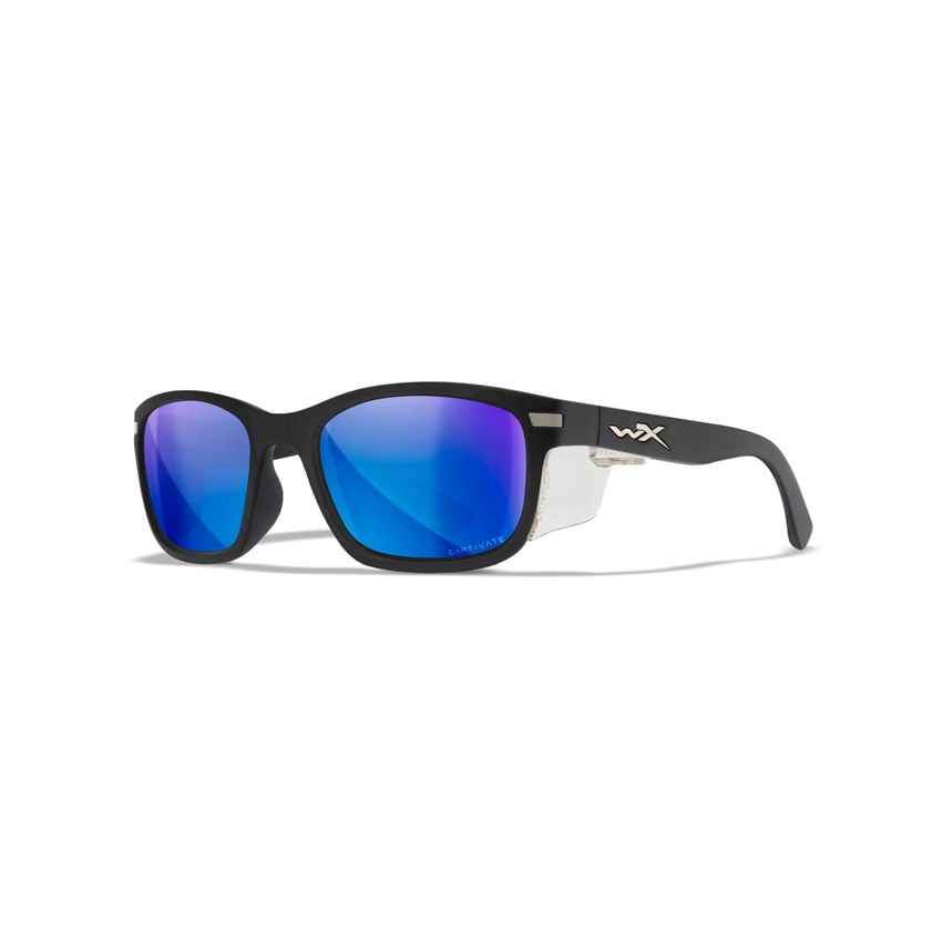 Γυαλιά WX Helix Captivate Polarized Blue Mirror (Matte Black) της Wiley X WIL77651 trazeras|WIL77651