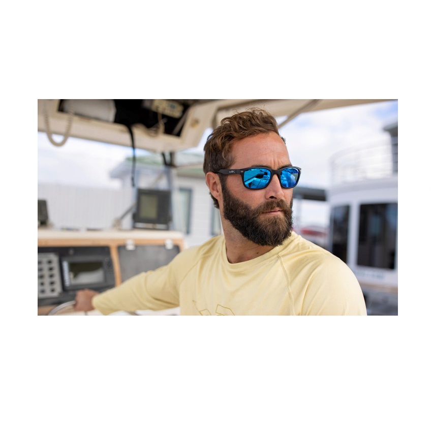 Γυαλιά WX Helix Captivate Polarized Blue Mirror (Matte Black) της Wiley X WIL77651 trazeras|WIL77651