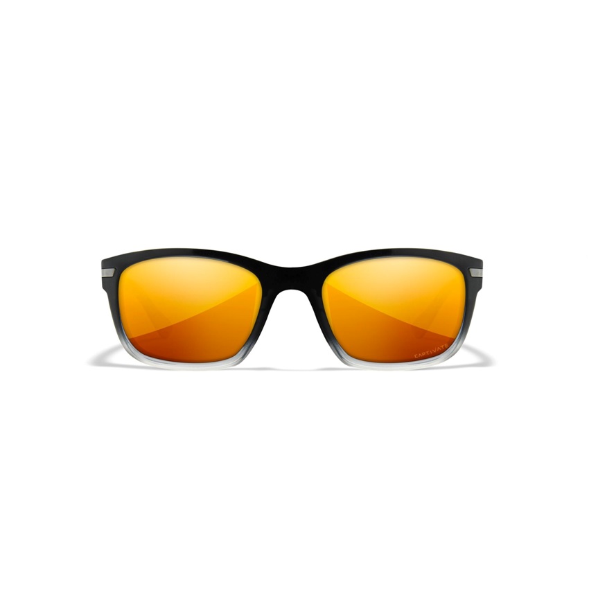 Γυαλιά WX Helix Captivate Polarized Bronze Mirror (Gloss Black Fade to Clear Crystal) της Wiley X WIL77652 trazeras|WIL77652