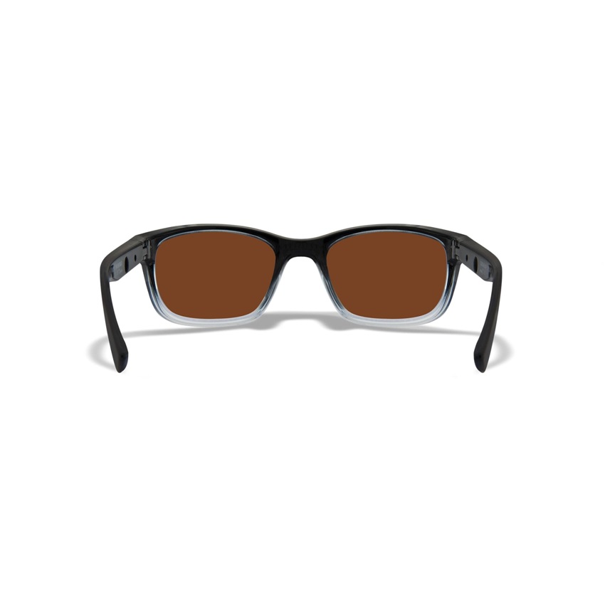Γυαλιά WX Helix Captivate Polarized Bronze Mirror (Gloss Black Fade to Clear Crystal) της Wiley X WIL77652 trazeras|WIL77652