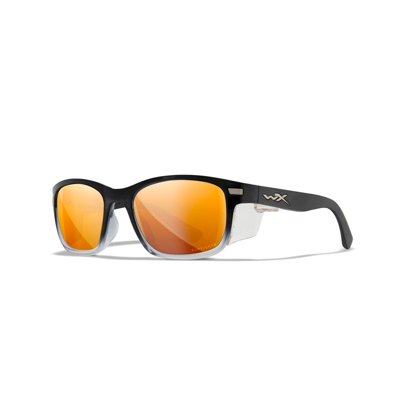 Γυαλιά WX Helix Captivate Polarized Bronze Mirror (Gloss Black Fade to Clear Crystal) της Wiley X WIL77652 trazeras|WIL77652