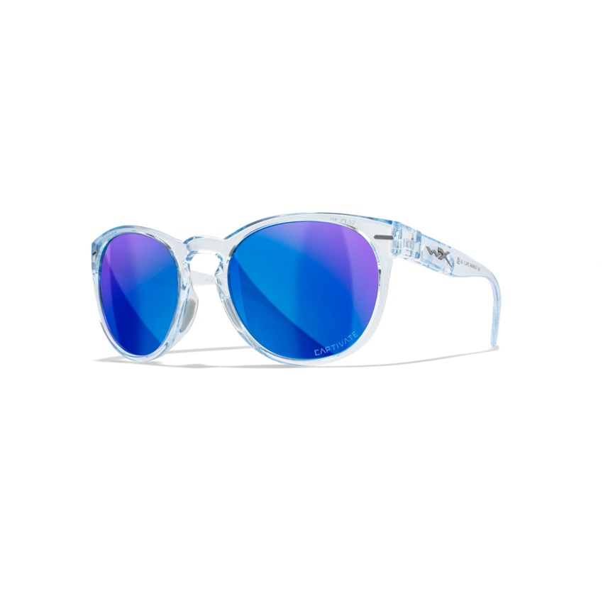 Γυαλιά WX Covert Captivate Polarized Blue Mirror (Gloss Crystal Light Sapphire Blue) της Wiley X WIL77654 trazeras|WIL77654