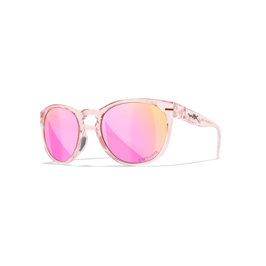 Γυαλιά WX Covert Captivate Polarized Rose Gold Mirror (Gloss Crystal Blush) της Wiley X WIL77656 trazeras|WIL77656