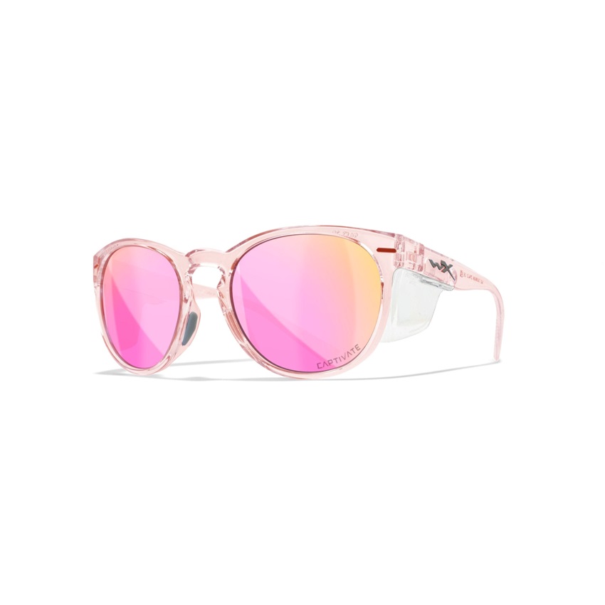 Γυαλιά WX Ovation Captivate Polarized Rose Gold Mirror (Matte Black) της Wiley X WIL77661 trazeras|WIL77661