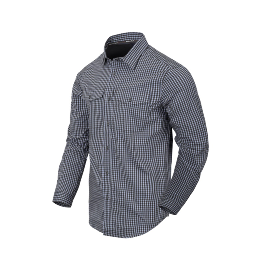 Πουκάμισο Μακρυμάνικο Cover Concealed Carry Shirt (Phantom Grey Checkered) της Helikon-Tex LIK77751 trazeras|LIK77751