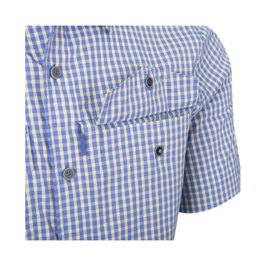 Πουκάμισο Κοντομάνικο Cover Concealed Carry Short Sleeve Shirt (Royal Blue Checkered) της Helikon-Tex LIK77752 trazeras|LIK77752