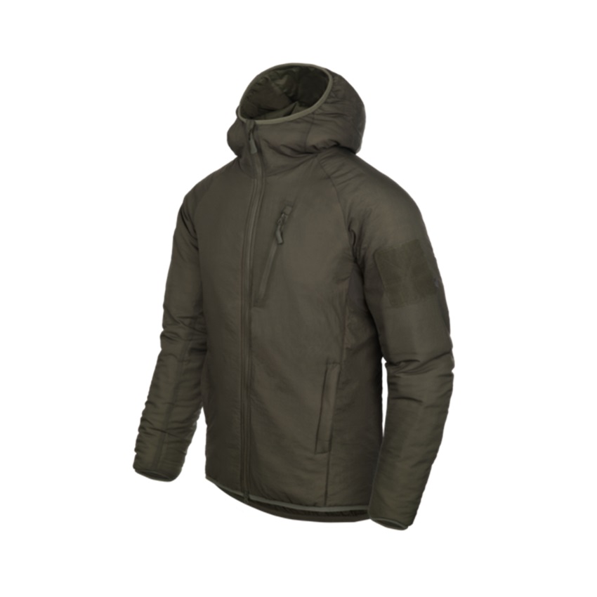 Τζάκετ Hoodie Wolfhound Jacket Climashield® Apex 67g (Taiga Green) της Helikon-Tex LIK77900 trazeras|LIK77900