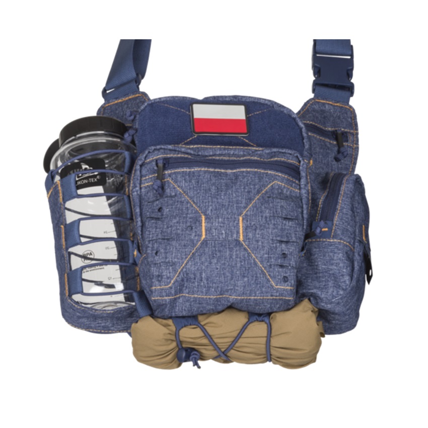 Τσαντάκι Ώμου Χιαστί EDC Side Bag Nylon Polyester Blend 11L (Melange Black / Grey) της Helikon-Tex LIK77937 trazeras|LIK77937